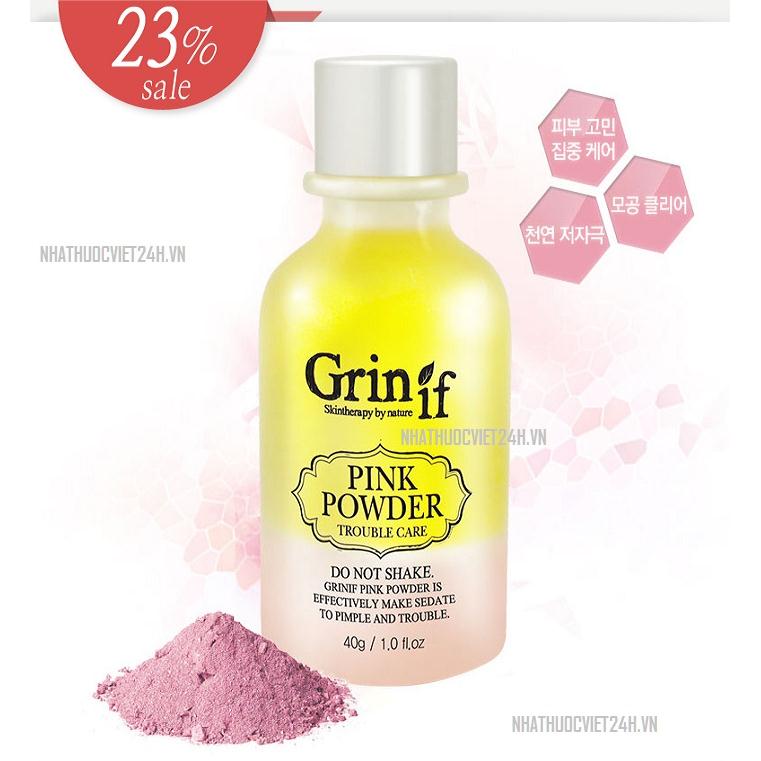 Tinh dầu trị mụn xoá vết thâm Pink Powder Korea