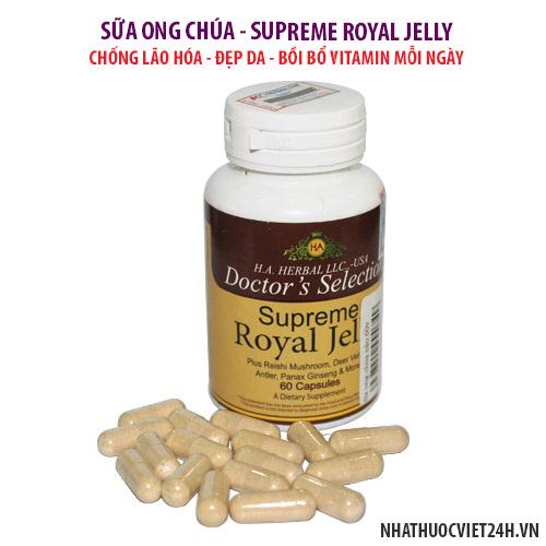 Sữa ong chúa SUPREME ROYAL JELLY USA