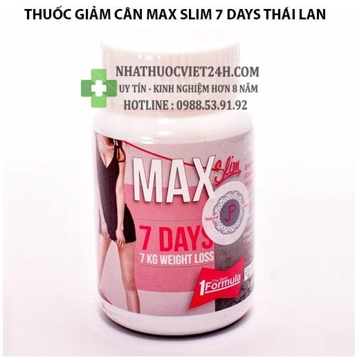 Thuốc Giảm Cân Max Slim 7 Days Thái Lan