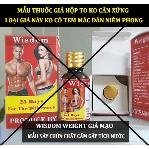 WISDOM WEIGHT GIẢ MẠO