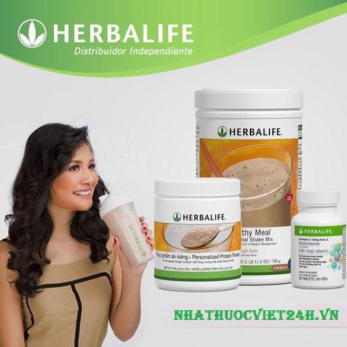 Bộ 3 sữa giảm cân Herbalife cơ bản