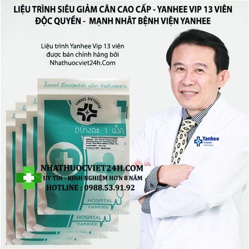 LIỆU TRÌNH YANHEE VIP 13 VIÊN ĐẶC TRỊ GIẢM CÂN SIÊU MẠNH