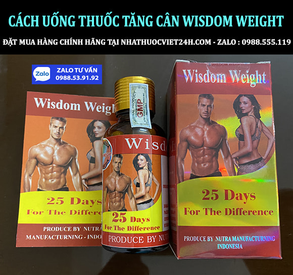 CÁCH SỬ DỤNG THUỐC TĂNG CÂN WISDOM WEIGHT THEO CHỈ DẪN MỚI NĂM 2023