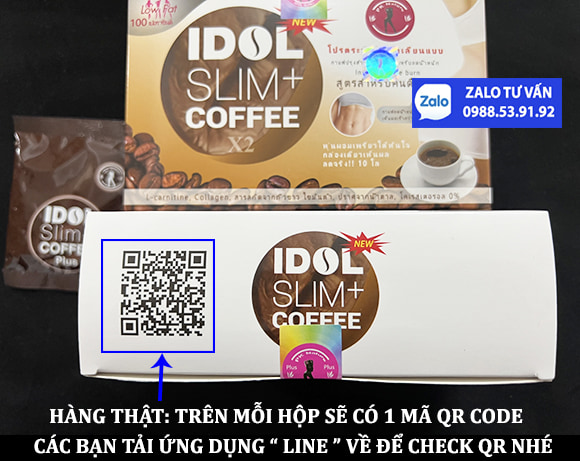 CAFE GIẢM CÂN IDOL SLIM COFFEE X2 THẾ HỆ MỚI NĂM 2023 - SIÊU GIẢM CÂN MẠNH 3 - 5KG
