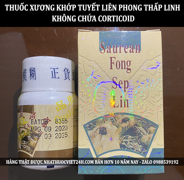 THUỐC XƯƠNG KHỚP TUYẾT LIÊN PHONG THẤP LINH KHÔNG CHỨA CORTICOID