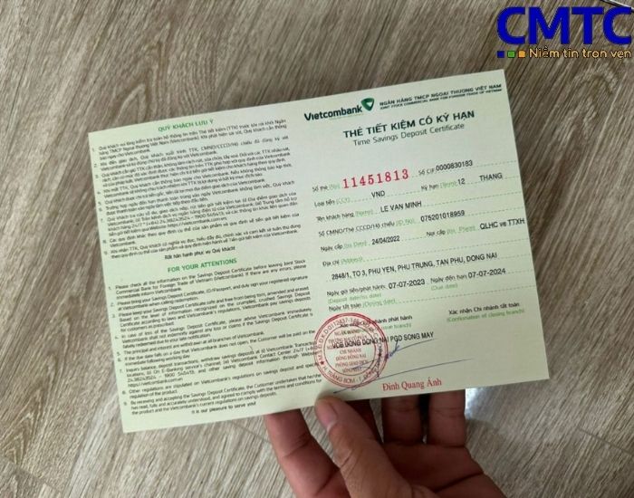 Tại sao cần đến dịch vụ làm sổ tiết kiệm tại Bình Định