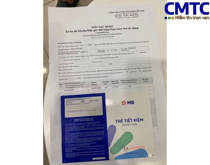 Vì sao khi xin visa cần làm sổ tiết kiệm