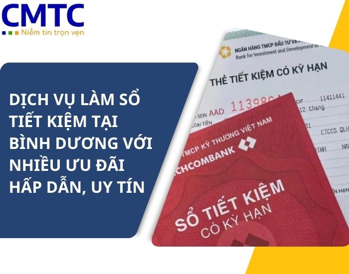 Dịch vụ làm sổ tiết kiệm tại Bình Dương