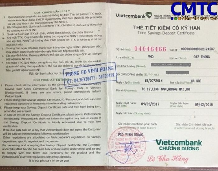 Dịch vụ làm sổ tiết kiệm tại Cà Mau có an toàn không?