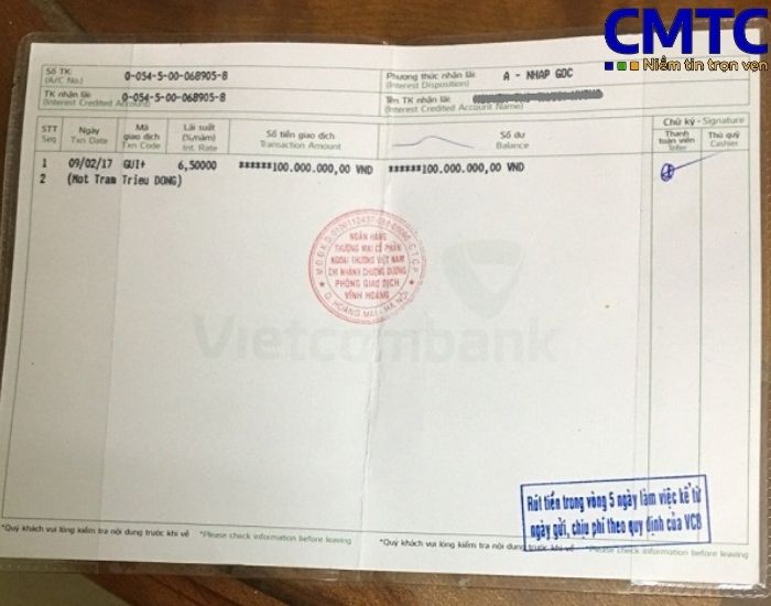 Hướng dẫn mở sổ tiết kiệm chứng minh tài chính tại ngân hàng