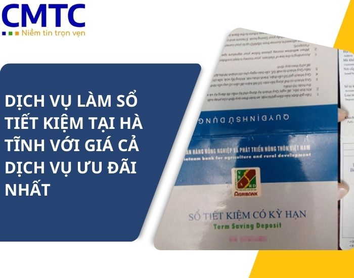 Dịch vụ làm sổ tiết kiệm tại Hà Tĩnh