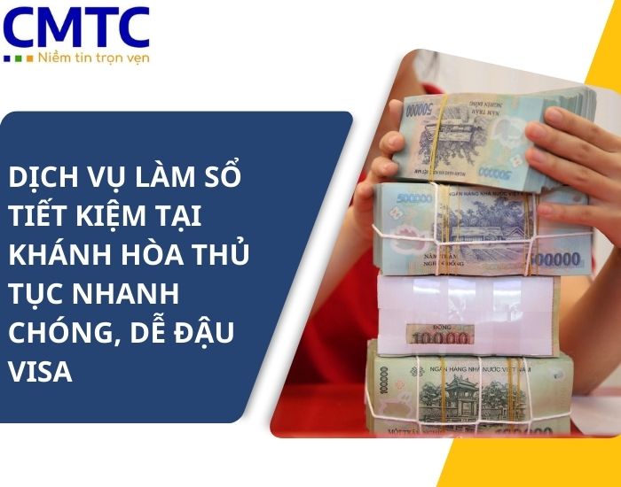 Dịch vụ làm sổ tiết kiệm tại Khánh Hòa