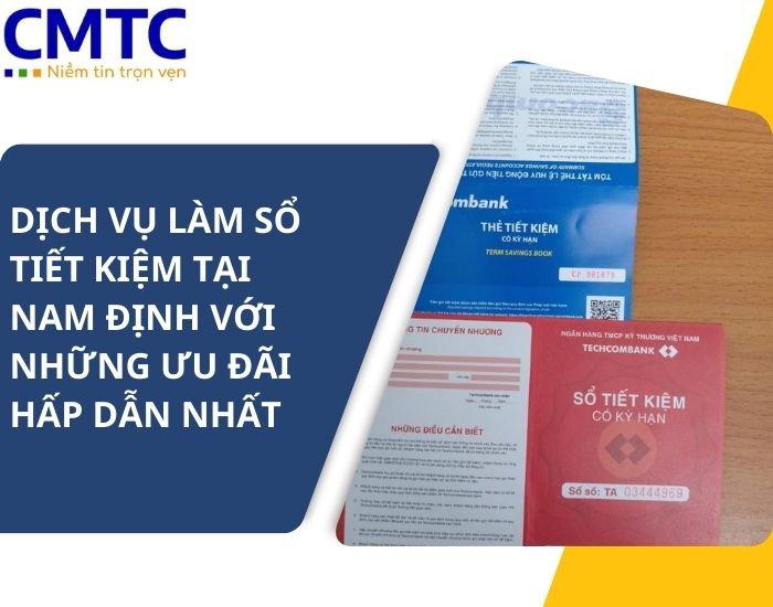 Dịch vụ làm sổ tiết kiệm tại Nam Định