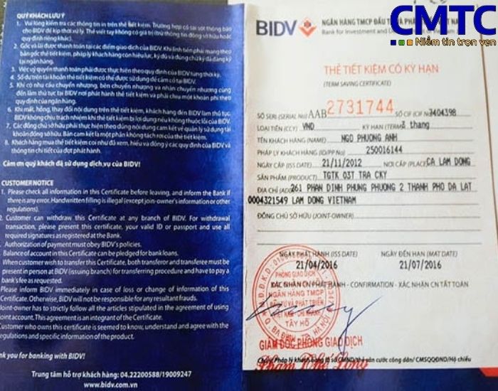 Những lưu ý khi thực hiện dịch vụ làm sổ tiết kiệm tại Nha Trang