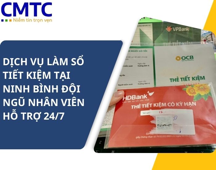 Dịch vụ làm sổ tiết kiệm tại Ninh Bình