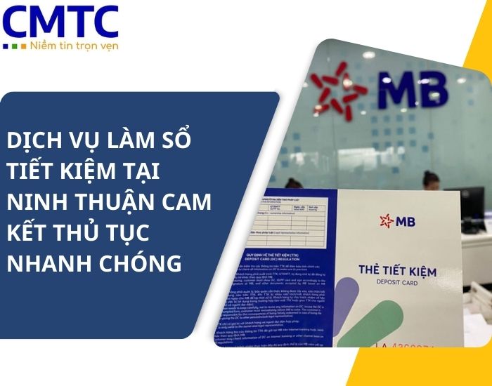 Dịch vụ làm sổ tiết kiệm tại Ninh Thuận