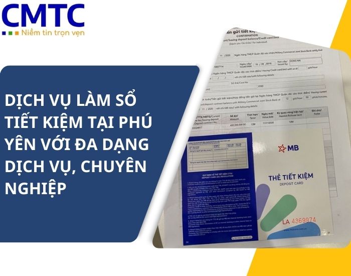 Dịch vụ làm sổ tiết kiệm tại Phú Yên