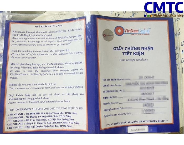 Dịch vụ làm sổ tiết kiệm tại Quảng Nam