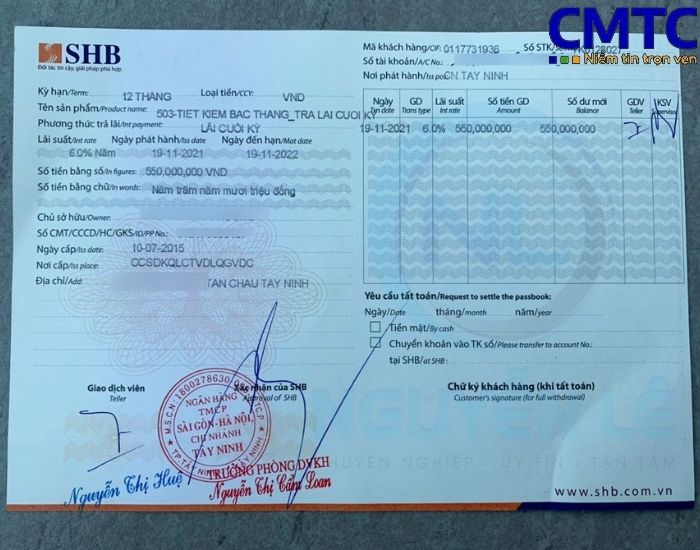 Tìm hiểu về chứng minh tài chính khi bắt đầu dịch vụ làm sổ tiết kiệm tại Thanh Hóa