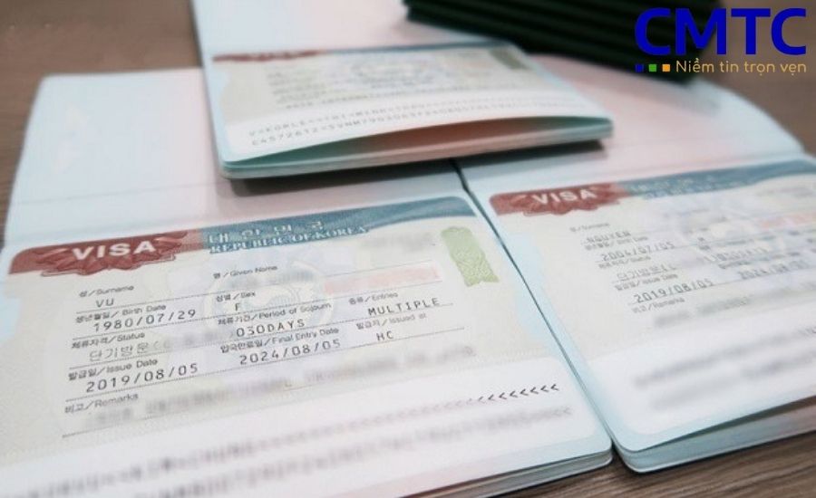 Chi phí nộp hồ sơ xin visa du lịch Hàn Quốc