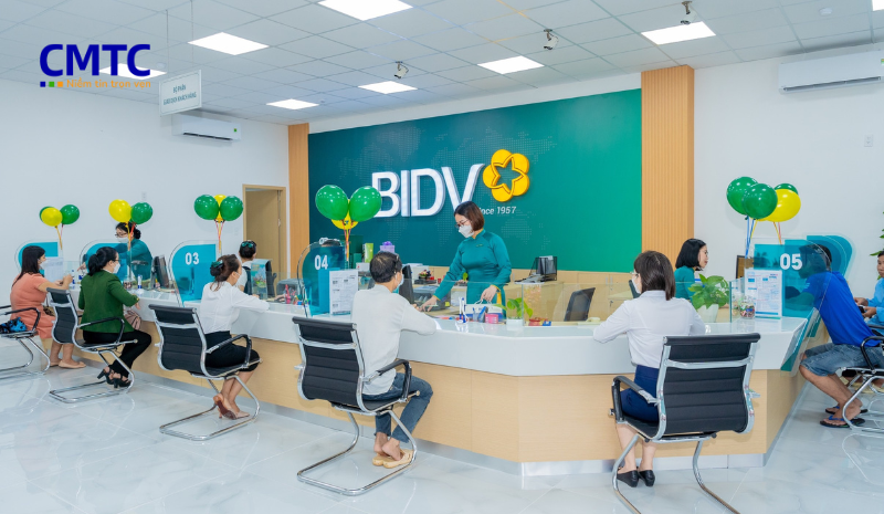 Phòng giao dịch ngân hàng BIDV
