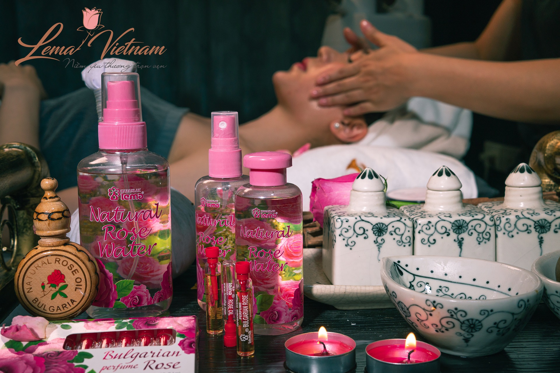 cách sử dụng tinh dầu hoa hồng