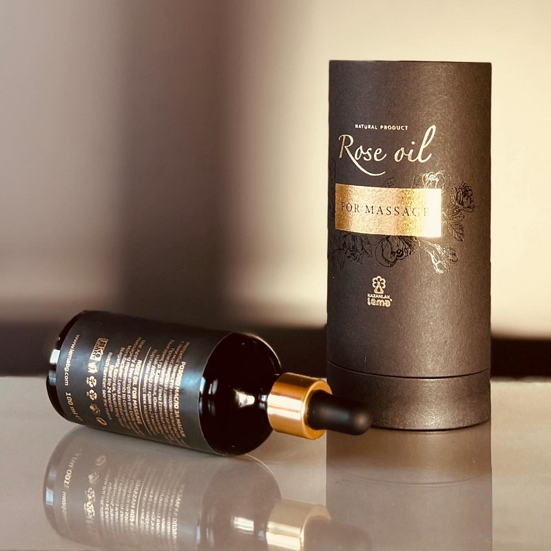 Tinh chất hoa hồng chuyện dụng massage lema, rose oil for massage Lema