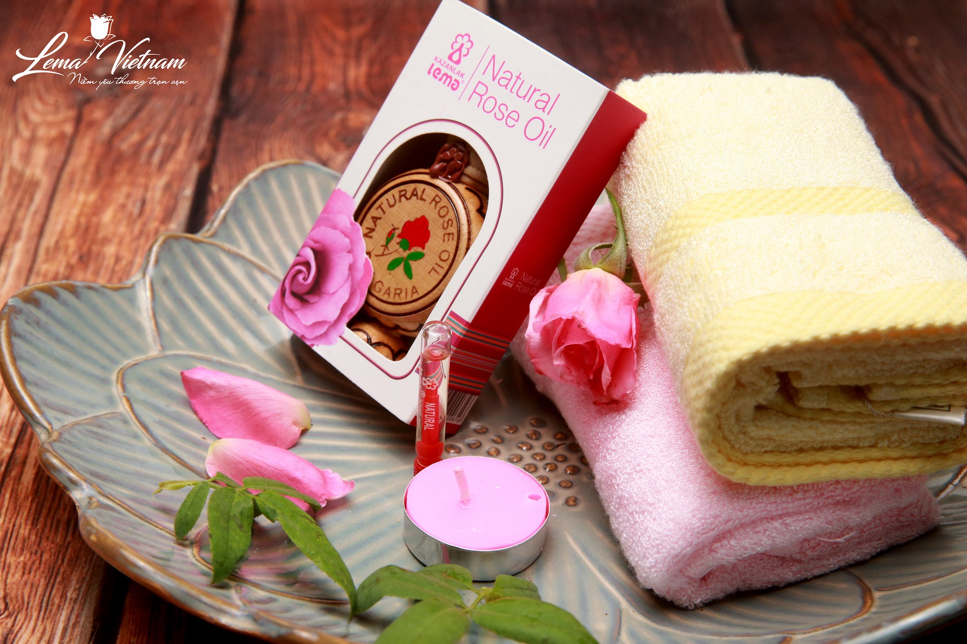 tinh dầu hoa hồng bulgaria