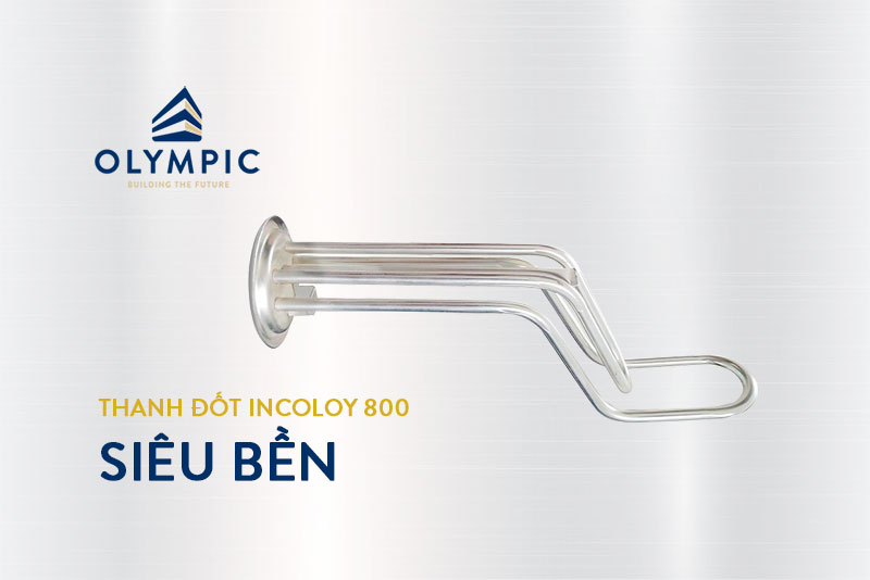 Thanh đốt siêu bền của bình nóng lạnh Olympic