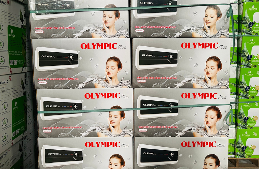 Bình nóng lạnh Olympic được tráng men kim cương cao cấp nhất thị trường