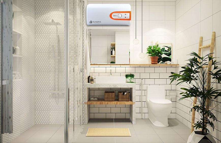 Bình nóng lạnh Olympic phù hợp với mọi không gian phòng tắm