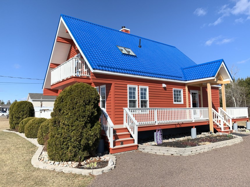 Mẫu nhà lợp tôn chống nóng phong cách Châu Âu