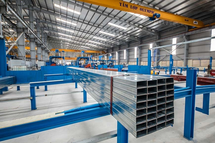 Ống thép hộp mạ kẽm Olympic được ứng dụng trong nhiều loại công trình