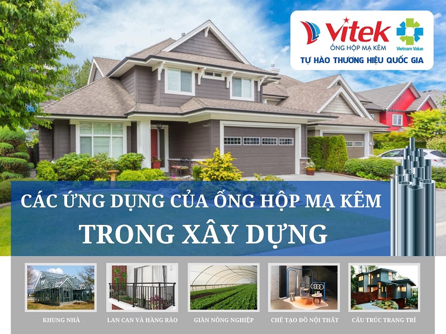 Thép hộp không chỉ được dùng trong xây dựng mà còn ứng dụng rộng rãi trong cơ khí chế tạo, đóng tàu, sản xuất nội thất và nhiều lĩnh vực công nghiệp khác