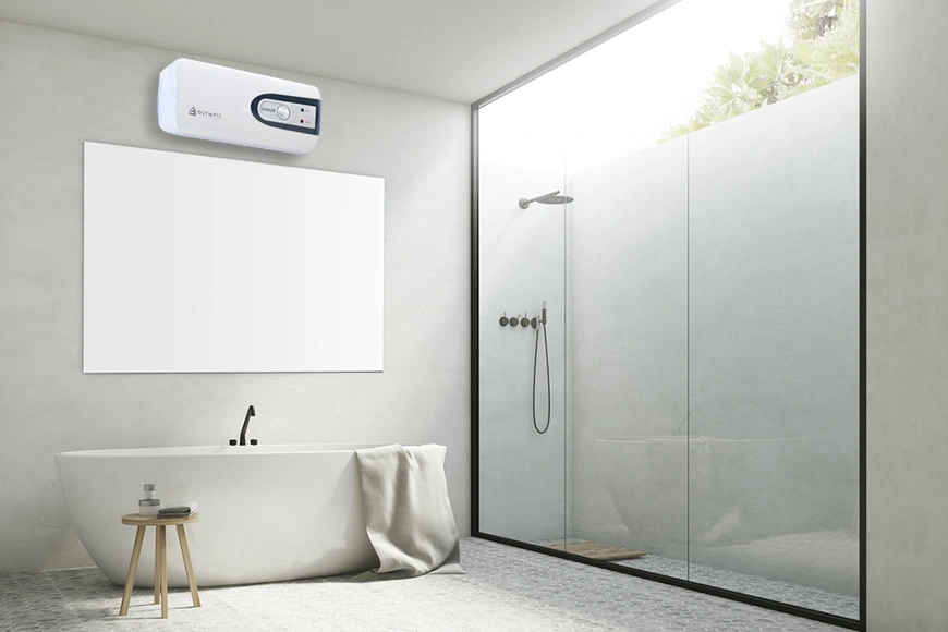 Bình chứa của bình nóng lạnh Endur nổi bật bởi vẻ đẹp sáng bóng, bền bỉ với thời gian