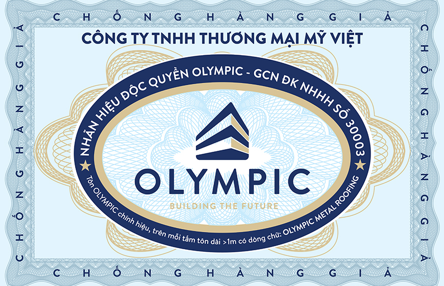 Tem chống giả của tôn Olympic