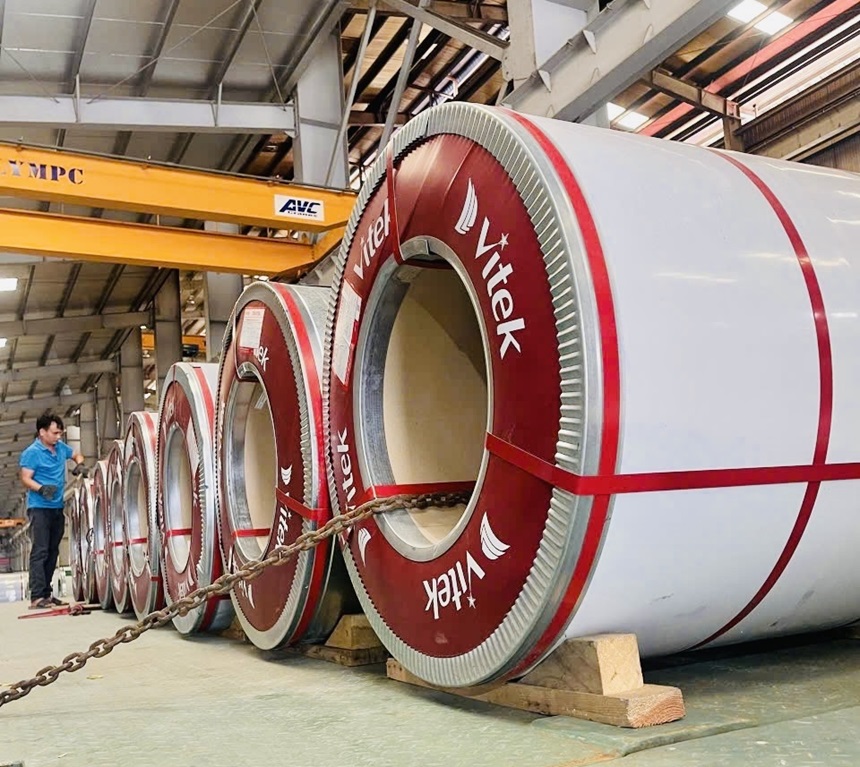 Bảo quản, lưu kho với tôn Vitek dạng cuộn