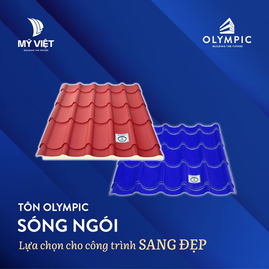 Lựa chọn tôn sóng ngói Olympic chất lượng ngay từ ban đầu để mang lại vẻ đẹp “chất lượng hoàn hảo” cho công trình