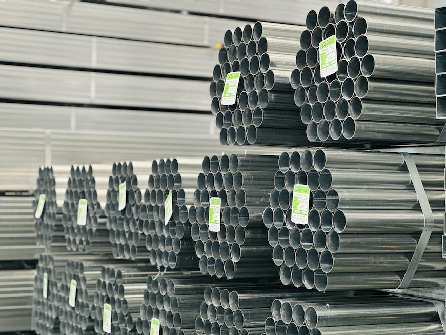 Ống thép tròn mạ kẽm Ecotole