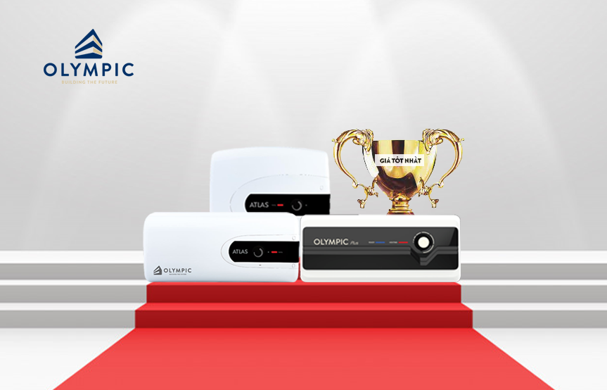 Bình nóng lạnh Olympic 20L giá 3 triệu tốt nhất