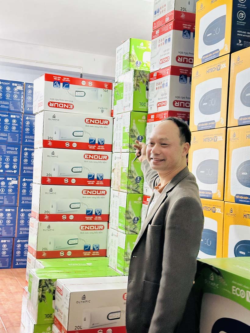 Mua bình nóng lạnh tại đại lý phân phối uy tín