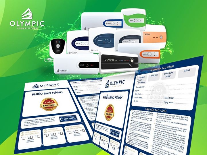 Chính sách bảo hành bình Olympic tốt nhất thị trường hiện nay