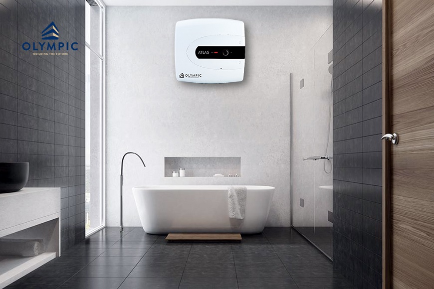 Với thiết kế sang trọng, bình nóng lạnh Olympic phù hợp với mọi không gian
