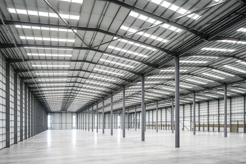 Ống thép tròn mạ kẽm được ứng dụng trong công trình nhà xưởng