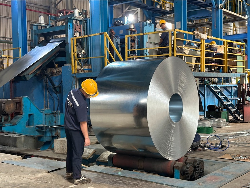 Thép cuộn mạ kẽm bằng phương pháp nhúng nóng