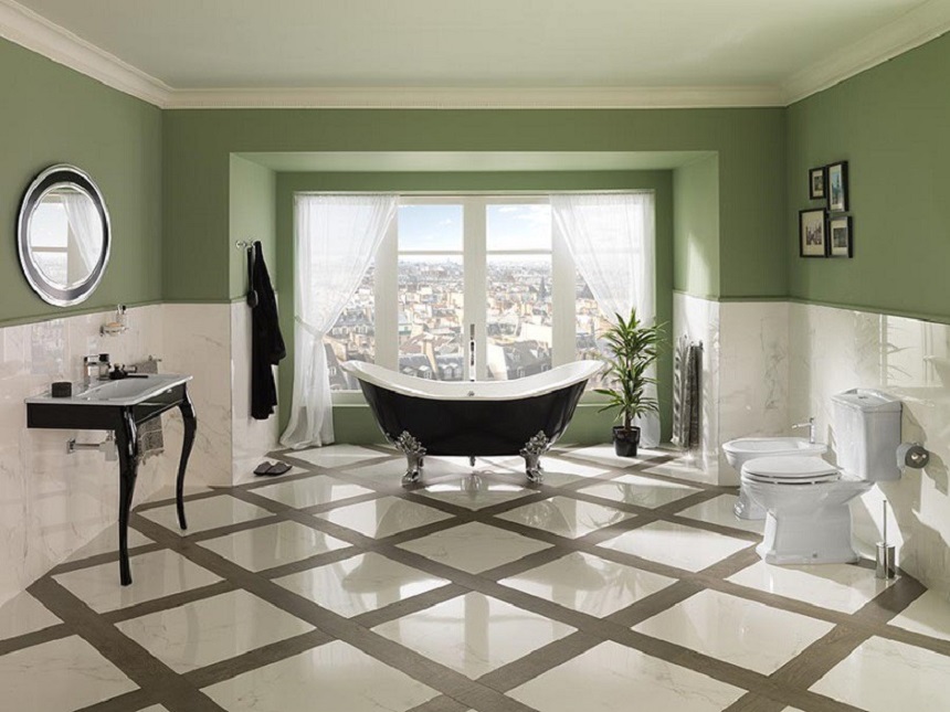 Mẫu nhà tắm khách sạn phong cách tân cổ điển