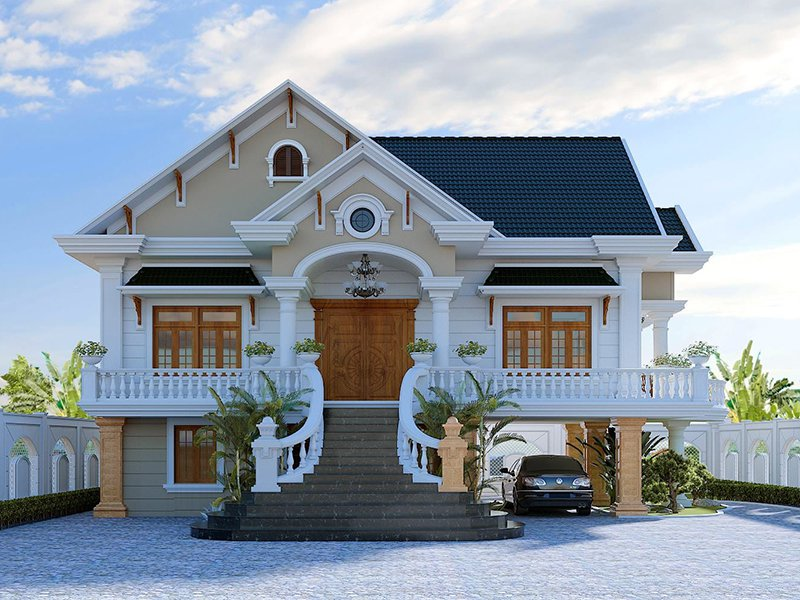 Tôn Vitek giúp tôn vinh giá trị thẩm mỹ của công trình Việt