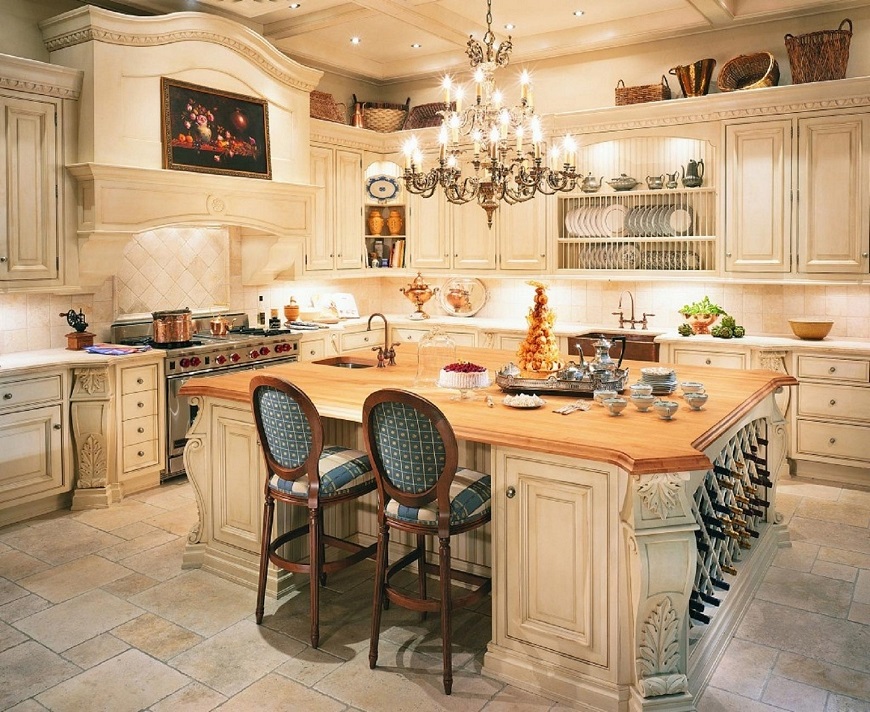 Nhà bếp cổ điển ấn tượng