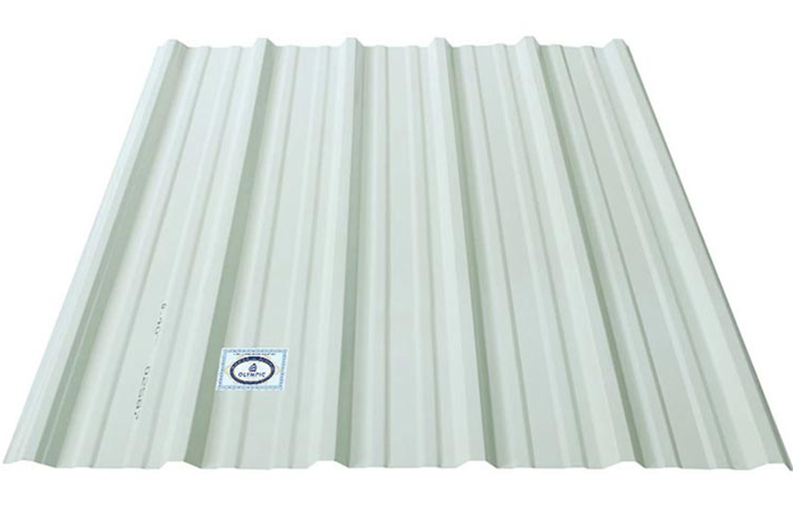 Olympic thương hiệu sản xuất tôn lợp mái trắng sữa chất lượng