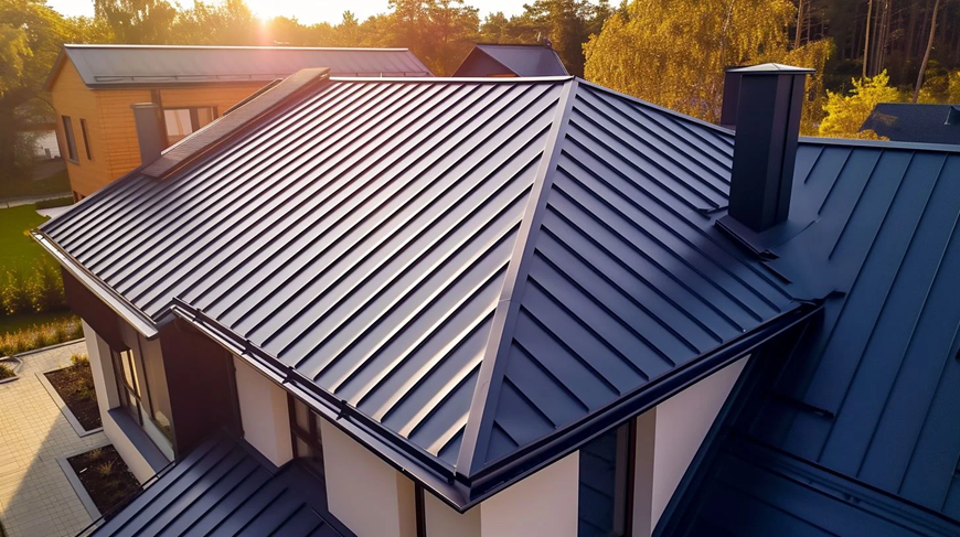 Tôn lợp mái, biểu tượng của lối thiết kế nhà mái chữ A hiện đại